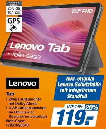 Expert Lenovo Tab Angebot