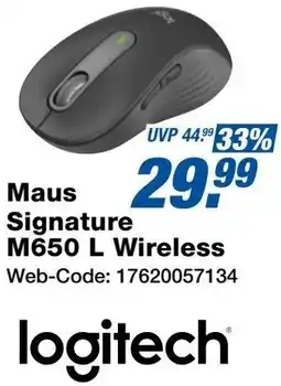 Expert logitech Maus Signature M650 L Wireless Angebot