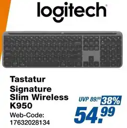 Expert logitech Tastatur Signature Slim Wireless K950 Angebot