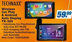 Expert TECHNAXX Wireless Car Play & Android Auto Display TX-320 Angebot