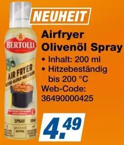 Expert BERTOLLI Airfryer Olivenöl Spray Angebot