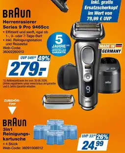 Expert BRAUN Herrenrasierer Series 9 Pro 9465cc Angebot