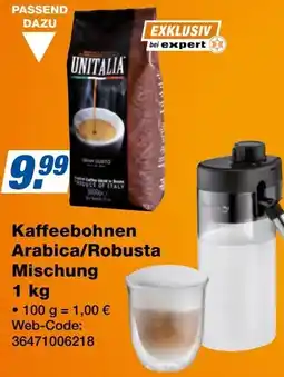Expert Kaffeebohnen Arabica/Robusta Mischung Angebot