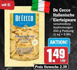 AEZ De Cecco Italienische Eierteigware Angebot