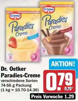 AEZ Dr. Oetker Paradies-Creme Angebot
