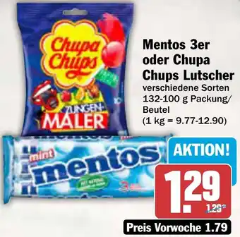 AEZ Mentos 3er oder Chupa Chups Lutscher Angebot