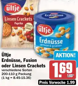 AEZ Ültje Erdnüsse, Fusion oder Linsen Crackets Angebot