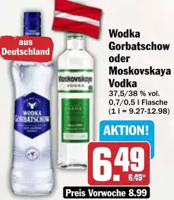 AEZ Wodka Gorbatschow oder Moskovskaya Vodka Angebot