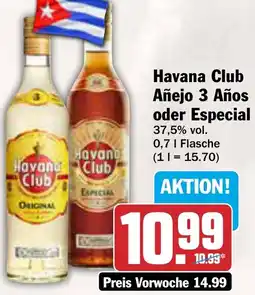 AEZ Havana Club Añejo 3 Años oder Especial Angebot