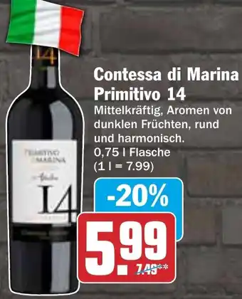 AEZ Contessa di Marina Primitivo 14 Angebot