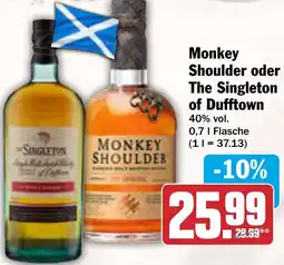 AEZ Monkey Shoulder oder The Singleton of Dufftown Angebot