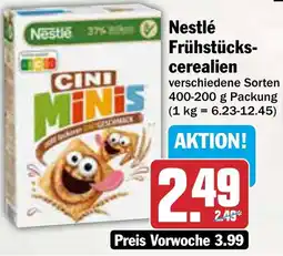 AEZ Nestlé Frühstückscerealien Angebot