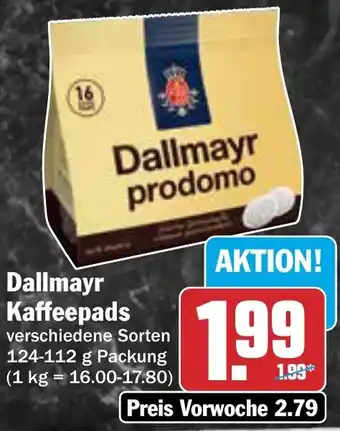 AEZ Dallmayr Kaffeepads Angebot