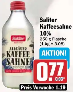 AEZ Saliter Kaffeesahne 10% Angebot