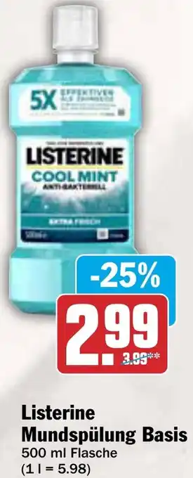 AEZ Listerine Mundspülung Basis Angebot