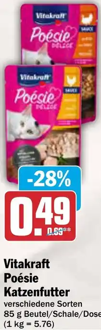 AEZ Vitakraft Poésie Katzenfutter Angebot