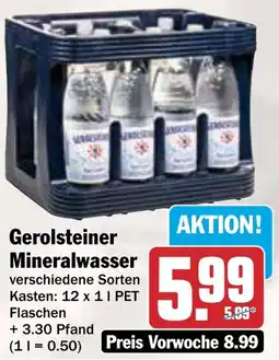 AEZ Gerolsteiner Mineralwasser Angebot
