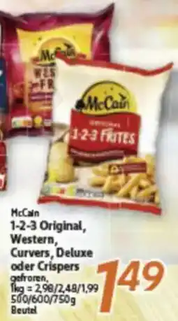 inkoop McCain 1-2-3 Original, Western, Curvers, Deluxe oder Crispers Angebot