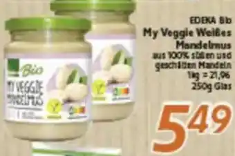 inkoop EDEKA Bio My Veggie Weißes Mandelmus Angebot