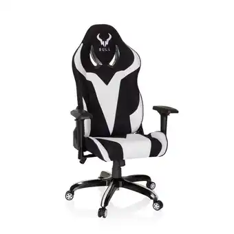 Netto Marken-Discount hjh OFFICE Gamingstuhl PROMOTER II Stoff mit Armlehnen (höhenverstellbar) Angebot