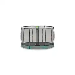 Netto Marken-Discount EXIT Allure Premium Bodentrampolin ø366cm - grün Angebot