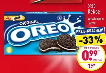 Aldi Nord Oreo Kekse 176g Angebot