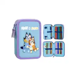 Netto Marken-Discount Bluey Federmappe gefüllt – Schuletui & Stiftebox mit Zubehör Angebot