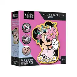 Netto Marken-Discount Minnie Mouse 50 Teile Holzpuzzle Bunte Disney-Deko für kleine Angebot