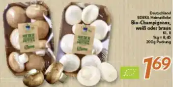 inkoop EDEKA Heimatliebe Bio-Champignons, weiß oder braun Angebot