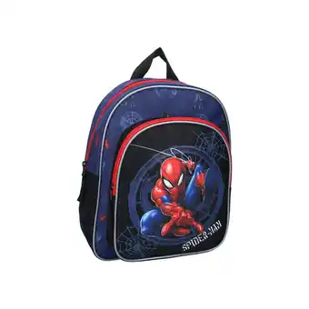 Netto Marken-Discount Spider-Man Kinderrucksack Blau – Schulranzen mit 2 Fächern & verstellb Angebot