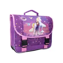 Netto Marken-Discount Unicorn Academy Rucksack Kinder – Lila Schultasche mit Schnallen & Tra Angebot