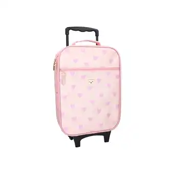 Netto Marken-Discount Kidzroom Kindertrolley mit Herzmotiv Koffer für Kinder Rollkoffer 41×3 Angebot