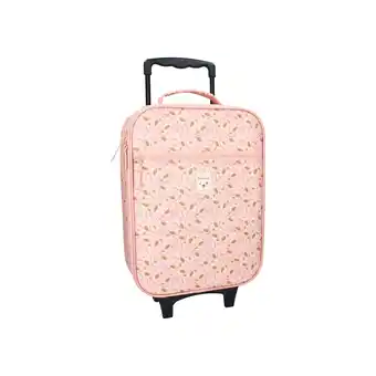 Netto Marken-Discount Kidzroom Kindertrolley mit Blumenmotiv Koffer für Kinder Rollkoffer 41 Angebot