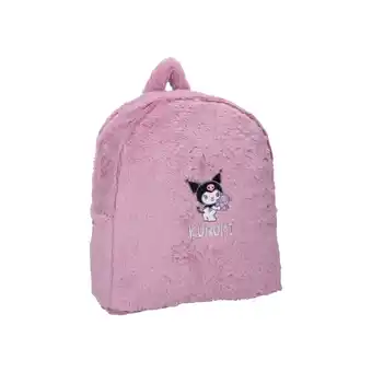Netto Marken-Discount Kuromi Rucksack Head In The Clouds – Lila Plüschrucksack für Kinder Angebot