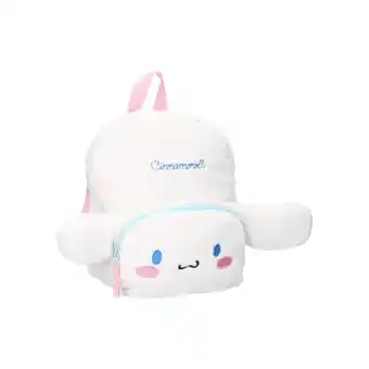 Netto Marken-Discount Cinnamoroll Rucksack Fluffy Festival – Weißer Plüschrucksack für Kinde Angebot