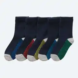 NKD Jungen-Socken mit Baumwolle, 5er Pack Angebot