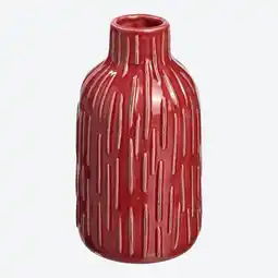 NKD Deko-Vase mit Struktur, ca. 8,5x8,5x15,5 cm Angebot
