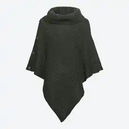 NKD Damen-Strick-Poncho mit dekorativen Knöpfen Angebot