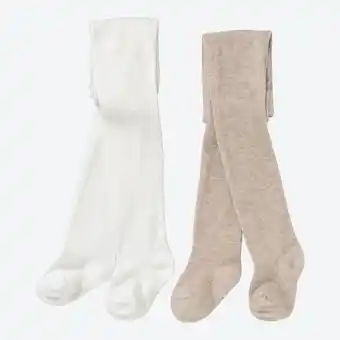 NKD Baby-Strumpfhose mit hohem Baumwollanteil, 2er-Pack Angebot