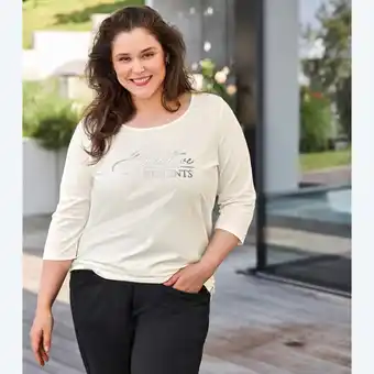 NKD Damen-Langarmshirt mit Druck, große Größen Angebot