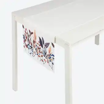 NKD Tischläufer mit Blättermotiv, ca. 40x140cm Angebot
