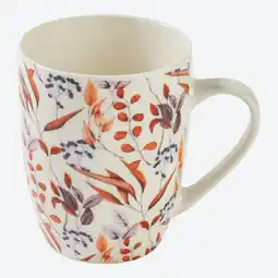 NKD Becher mit Blättermotiv, ca. 350ml Angebot