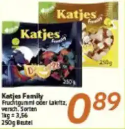 inkoop Katjes Family Fruchtgummi oder Lakritz Angebot