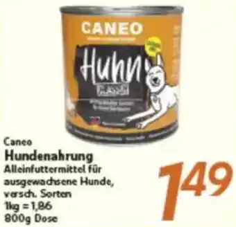 inkoop Caneo Hundenahrung Angebot