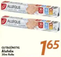 inkoop GUT&GÜNSTIG Alufolie Angebot