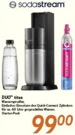 inkoop Sodastream DUO titan Wassersprudler Angebot