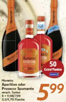 inkoop Mionetto Aperitivo oder Prosecco Spumante Angebot