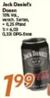 inkoop Jack Daniel's Dosen Angebot
