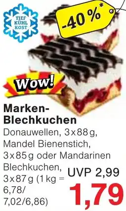 Jawoll Marken Blechkuchen Angebot