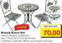 Jawoll Mosaik-Bistro-Set Angebot